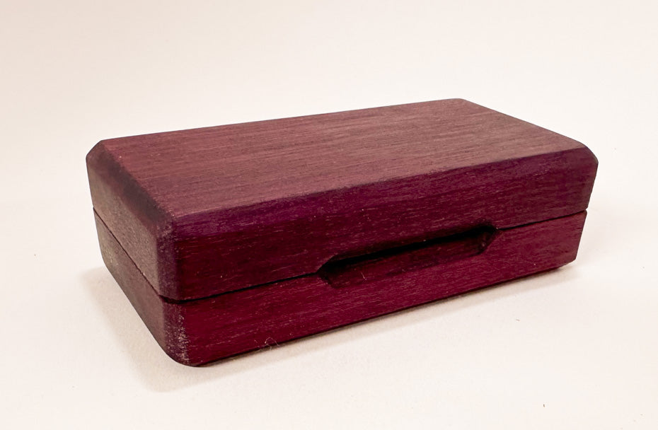 Mikro terningboks i purple heart
