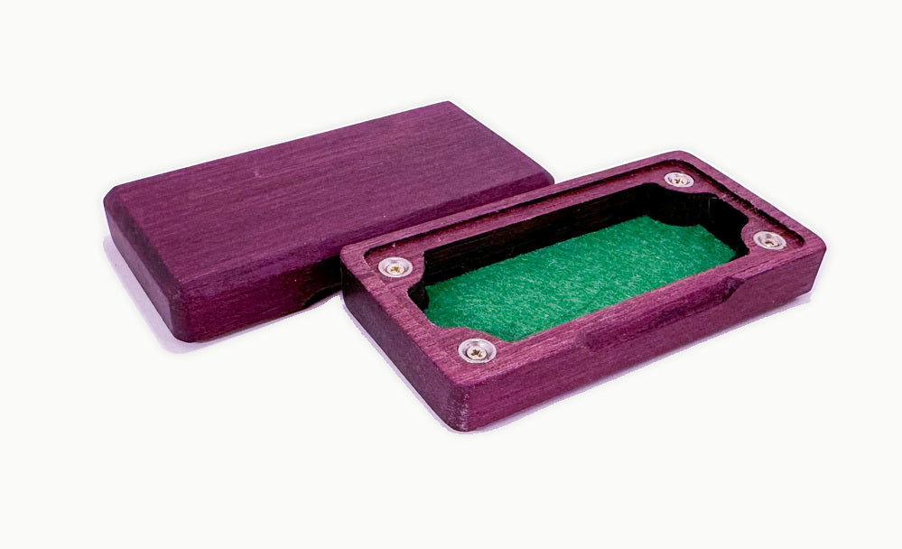 Mikro terningboks i Purpleheart